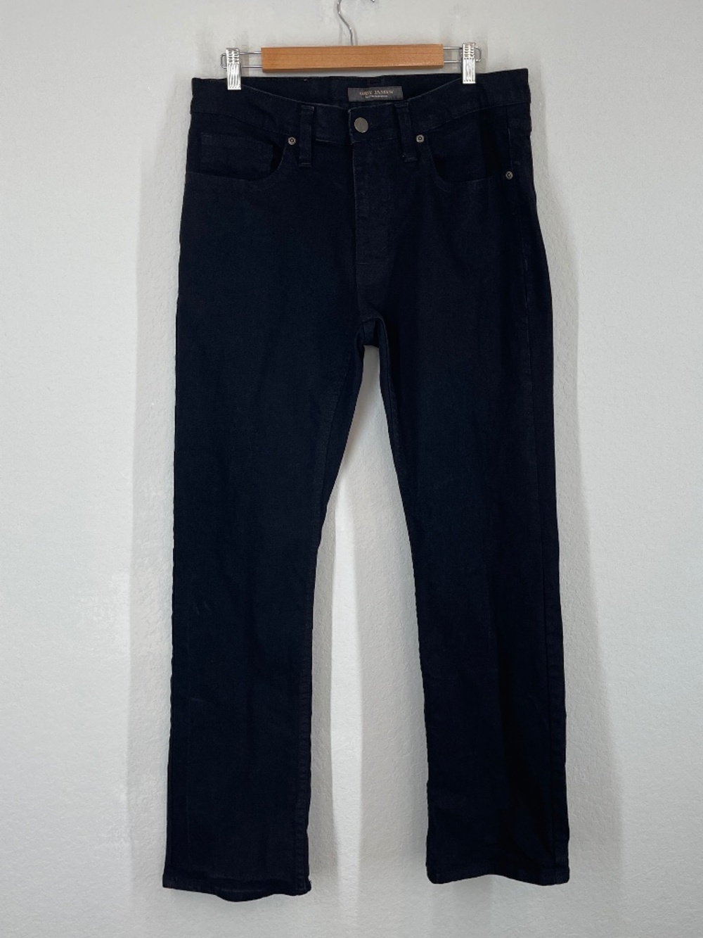 Cody James Jackson Slim Straight Jeans Men's 33x32 Black Dark Wash
